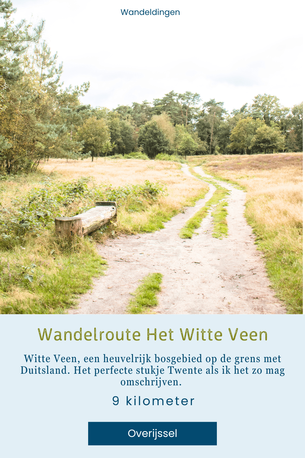 wandelroute het witte veen