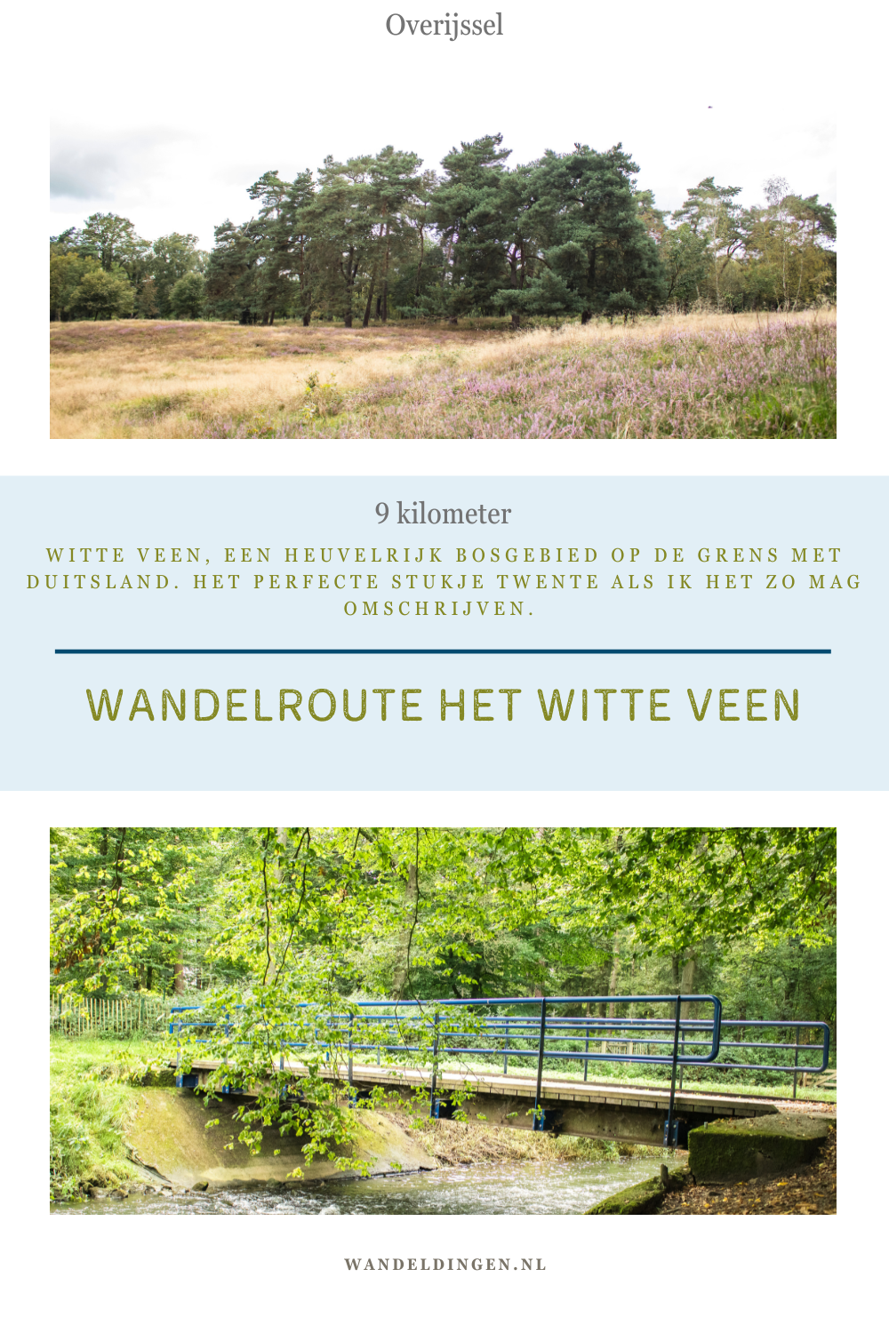 wandelroute het witte veen