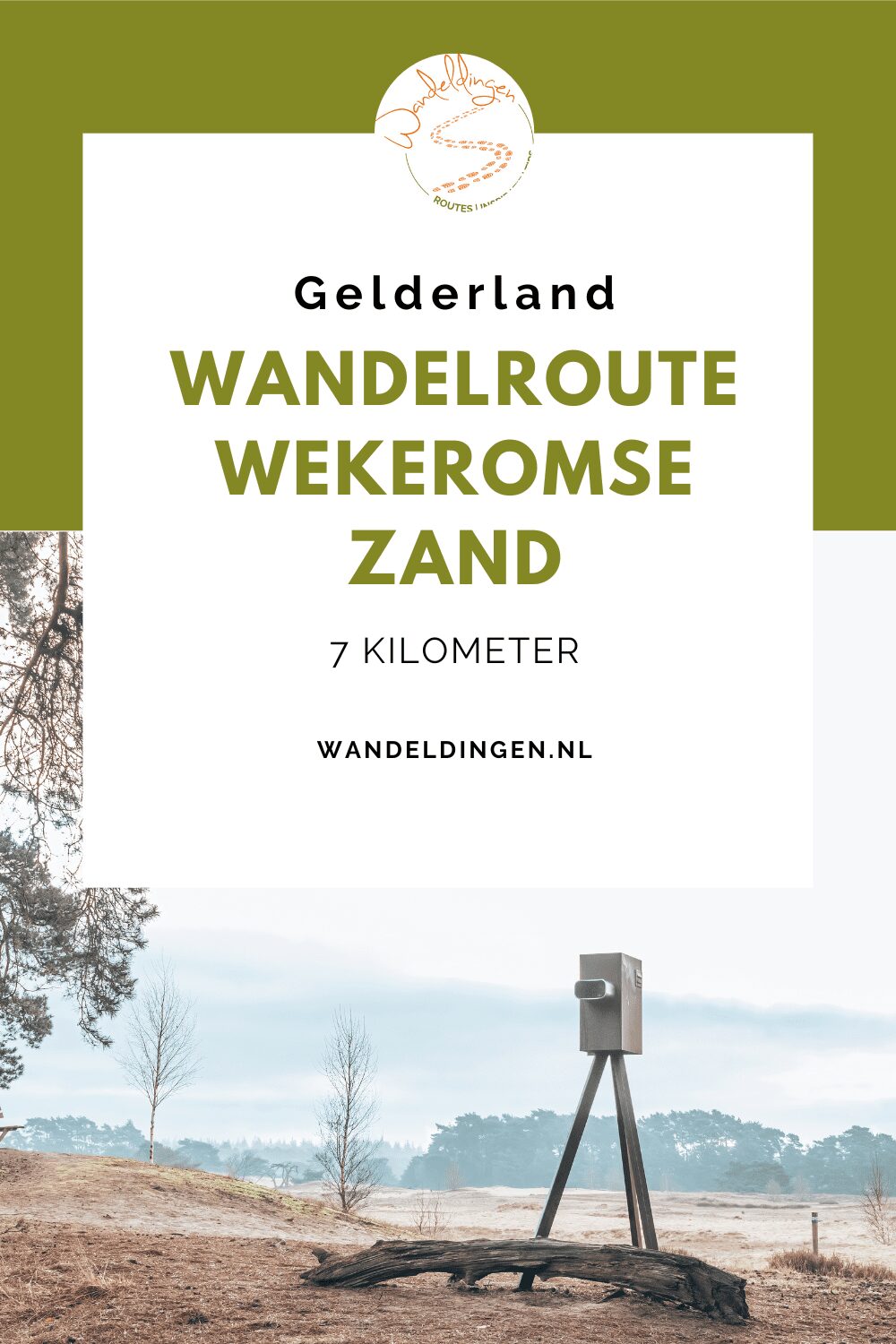 Wandelroute wekeromse zand