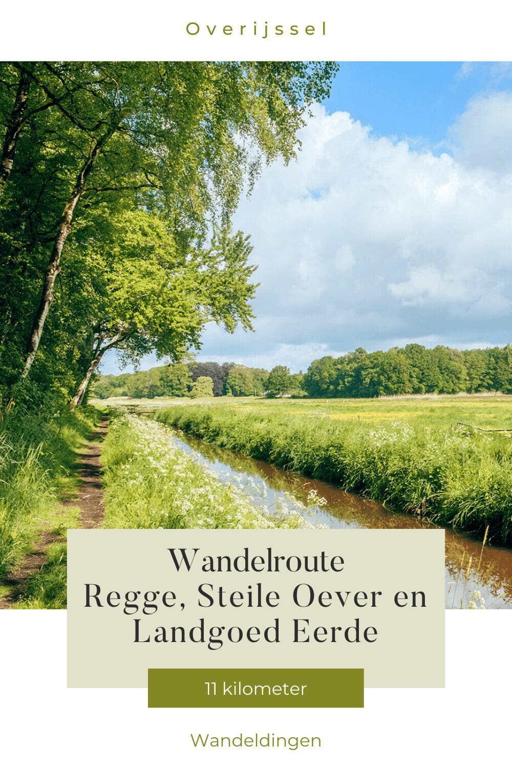 gele route steile oever