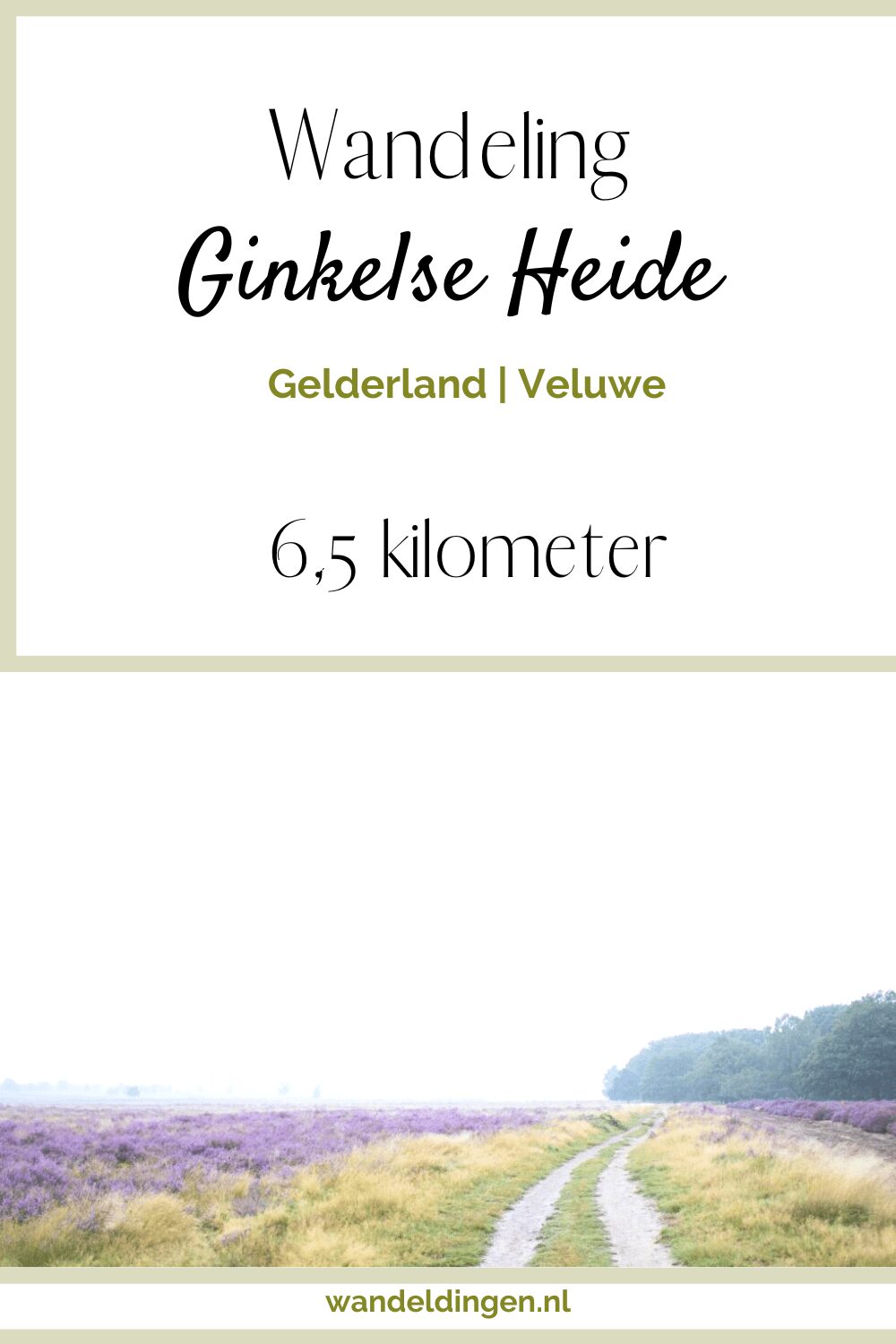 wandelroute ginkelse heide