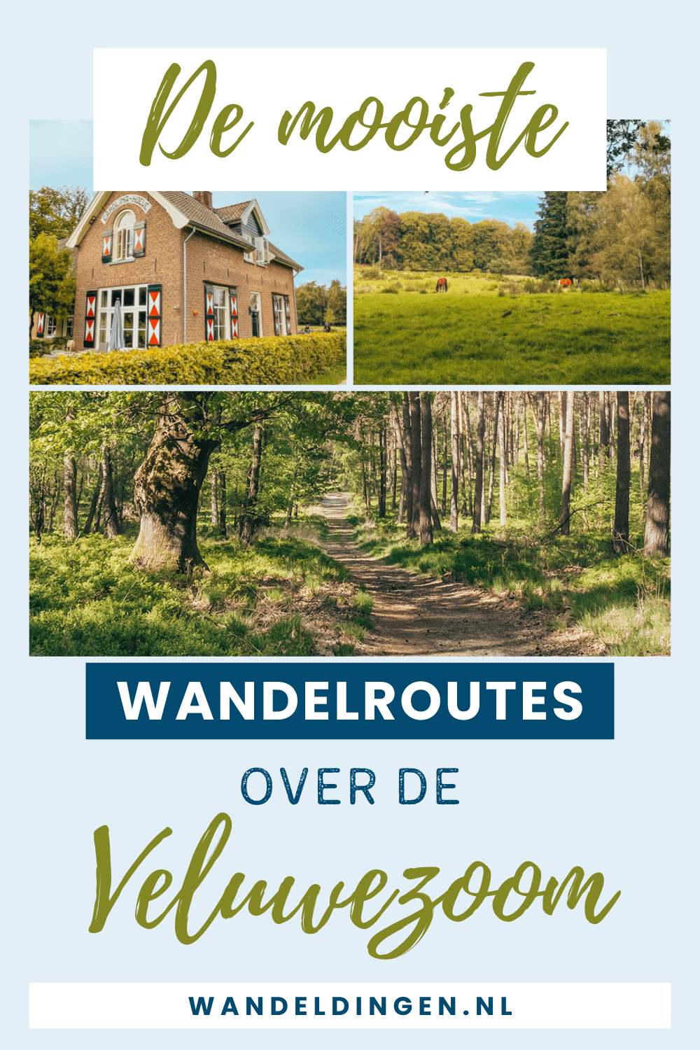 wandelroutes op de veluwezoom