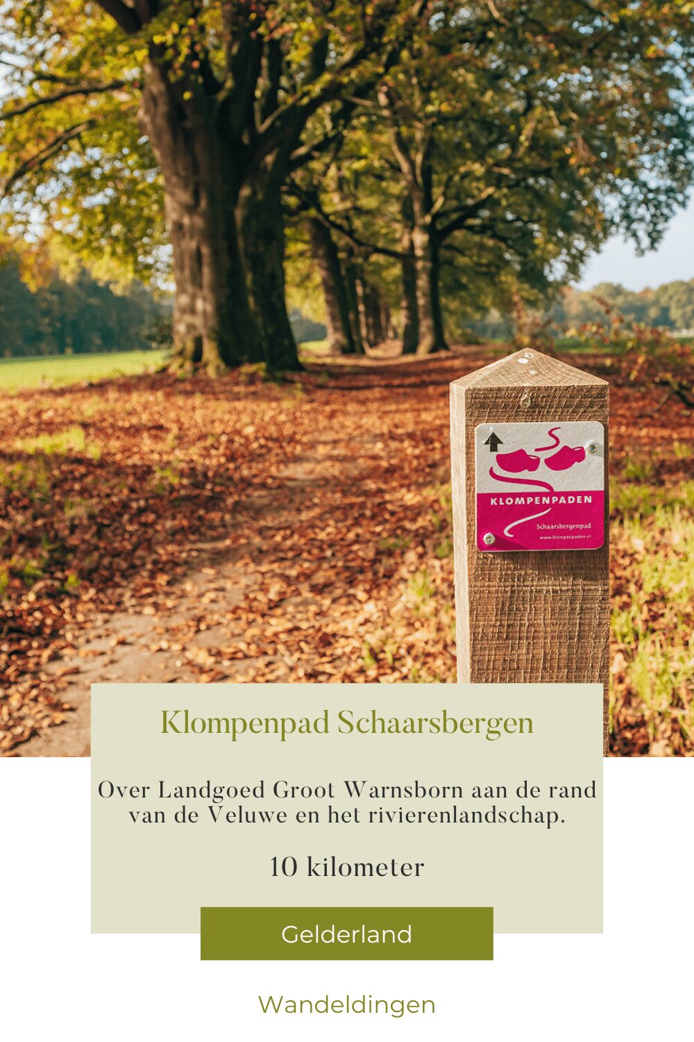 klompenpad Schaarsbergen