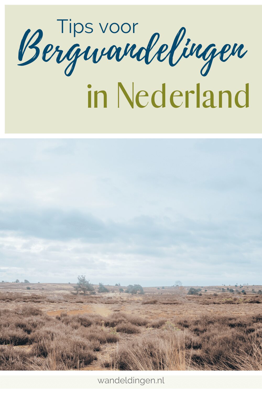 Bergwandelingen nederland