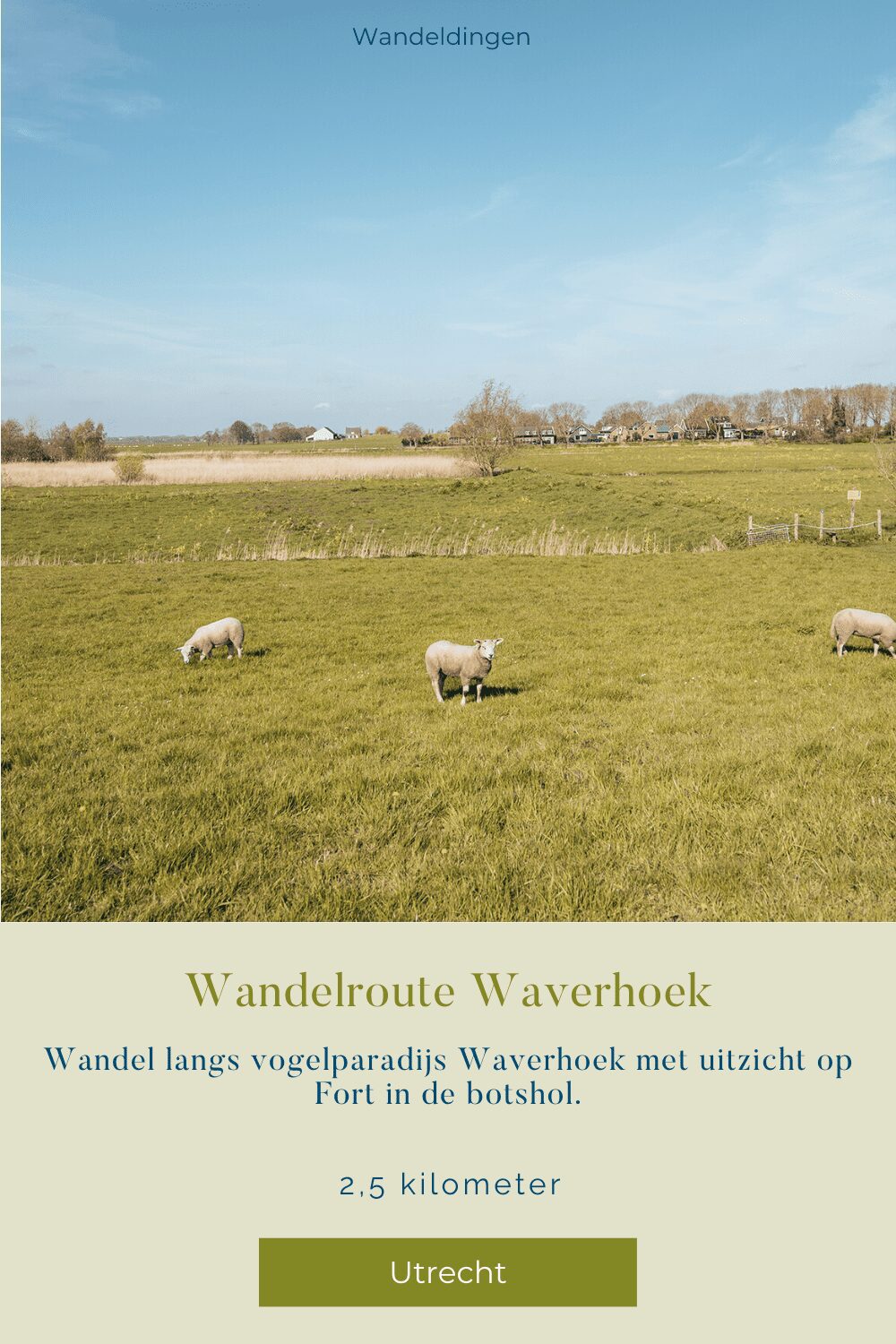 wandelroute waverhoek