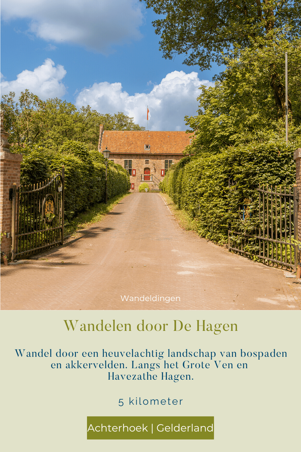 wandelen de hagen