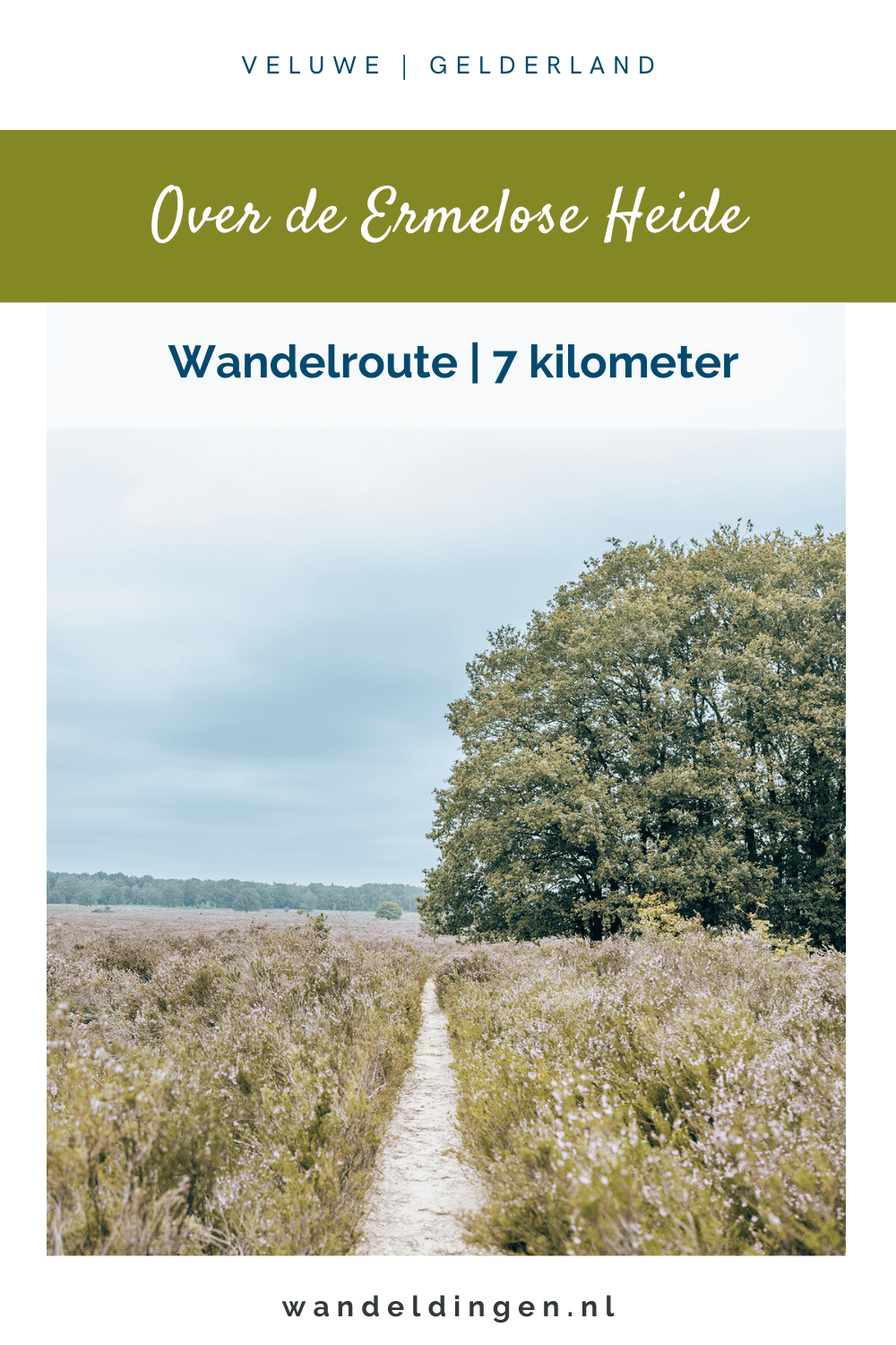 wandelen ermelose heide