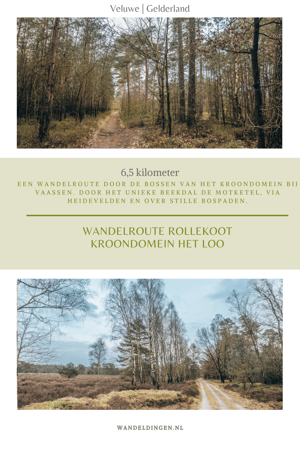 wandelroute Rollekoot wandelroute Rollekoot