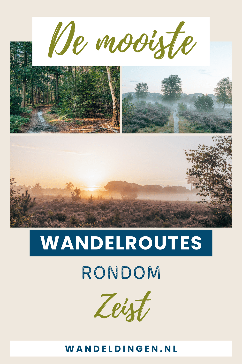 wandelen rondom zeist