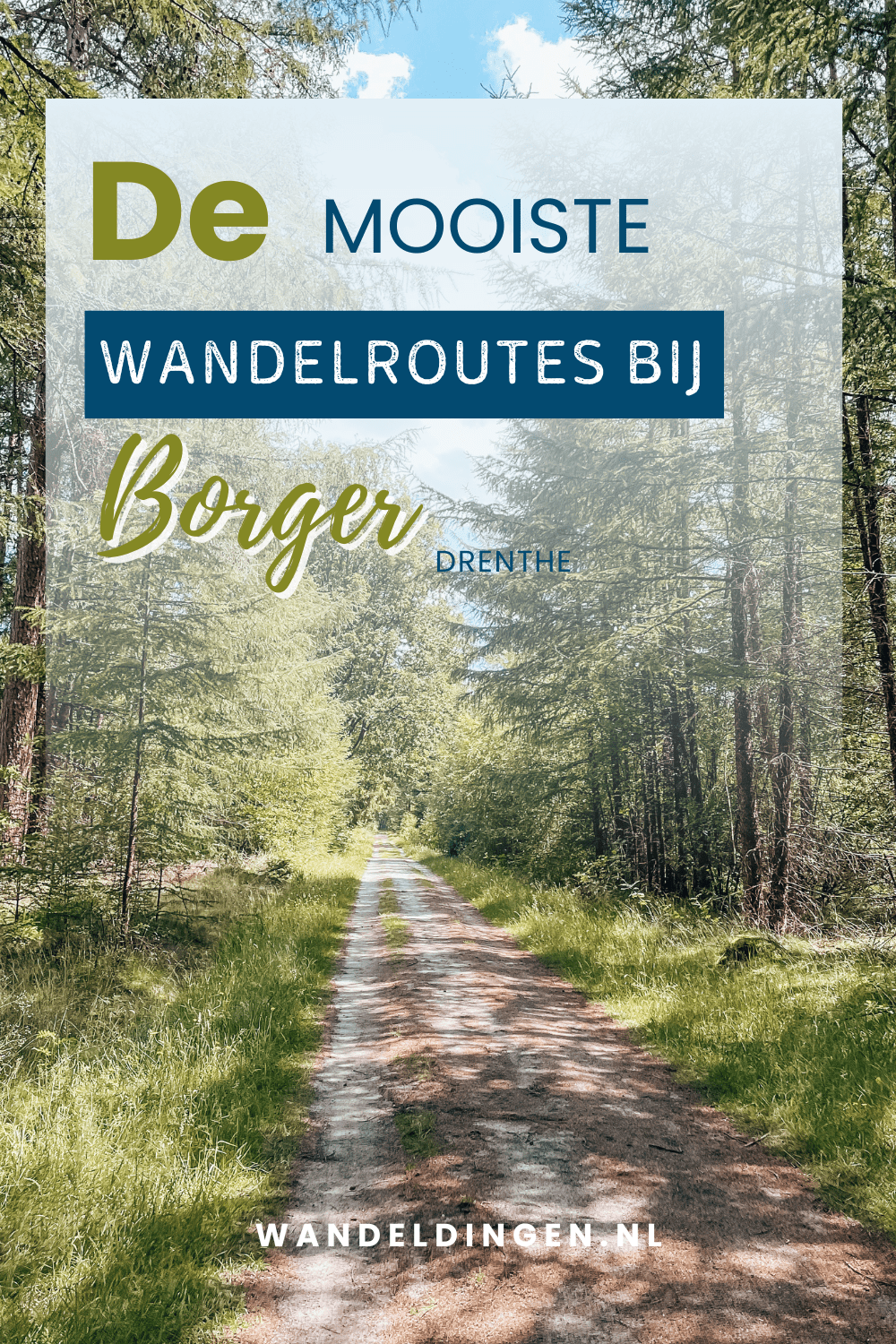 wandelroutes bij Borger