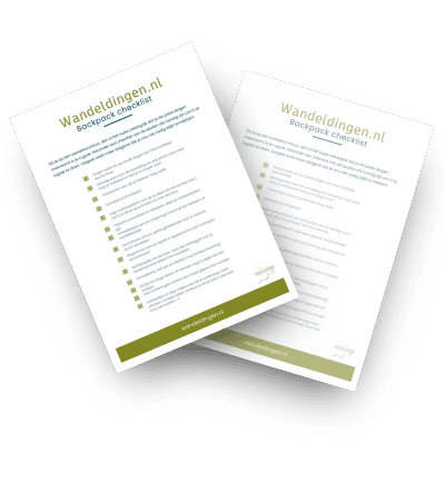 Rugzak checklist