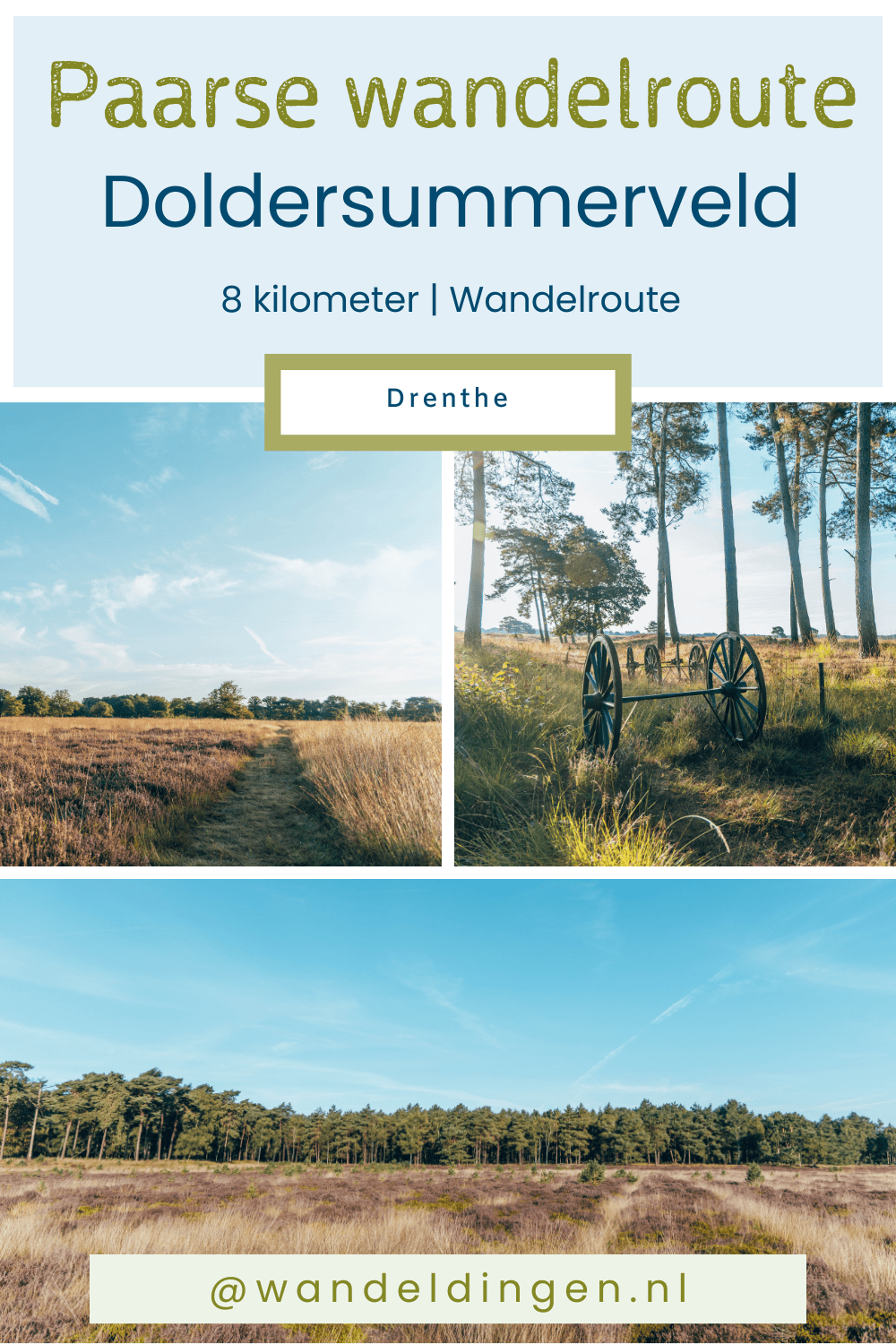 wandelroute Doldersummerveld