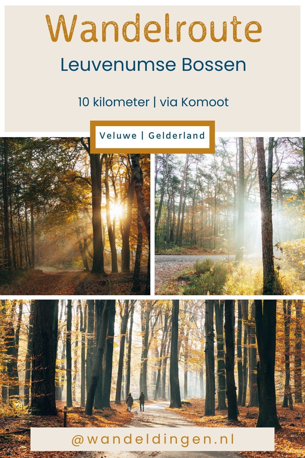 Komootroute Leuvenumse Bos