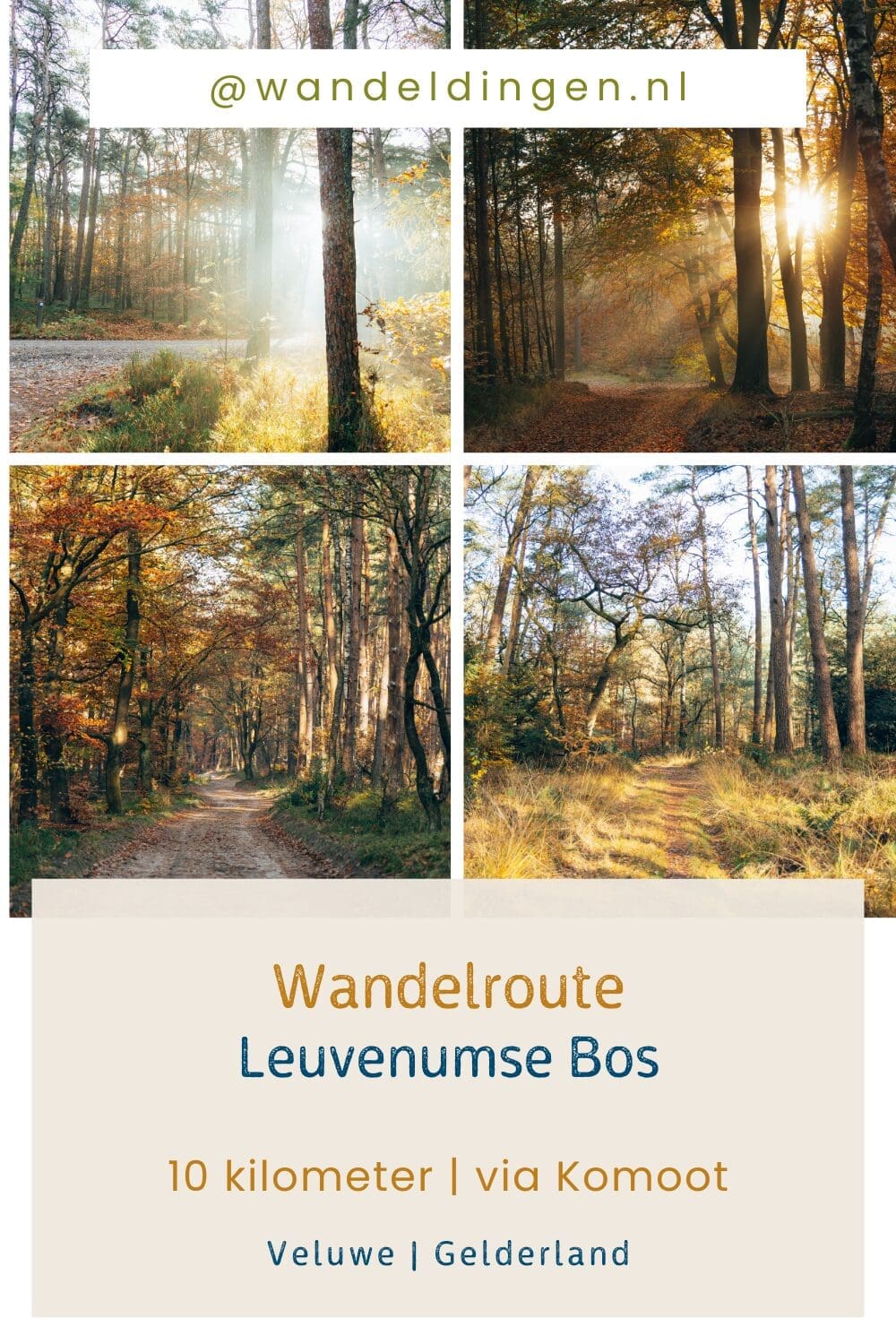 Komootroute Leuvenumse Bos