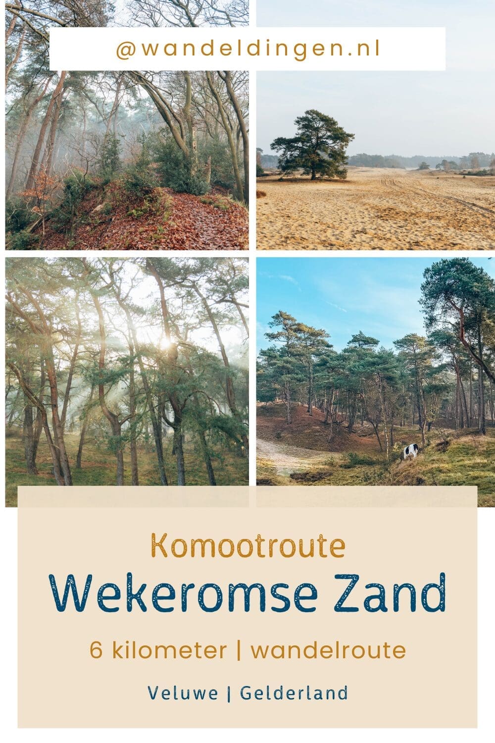 Komootroute Wekeromse Zand