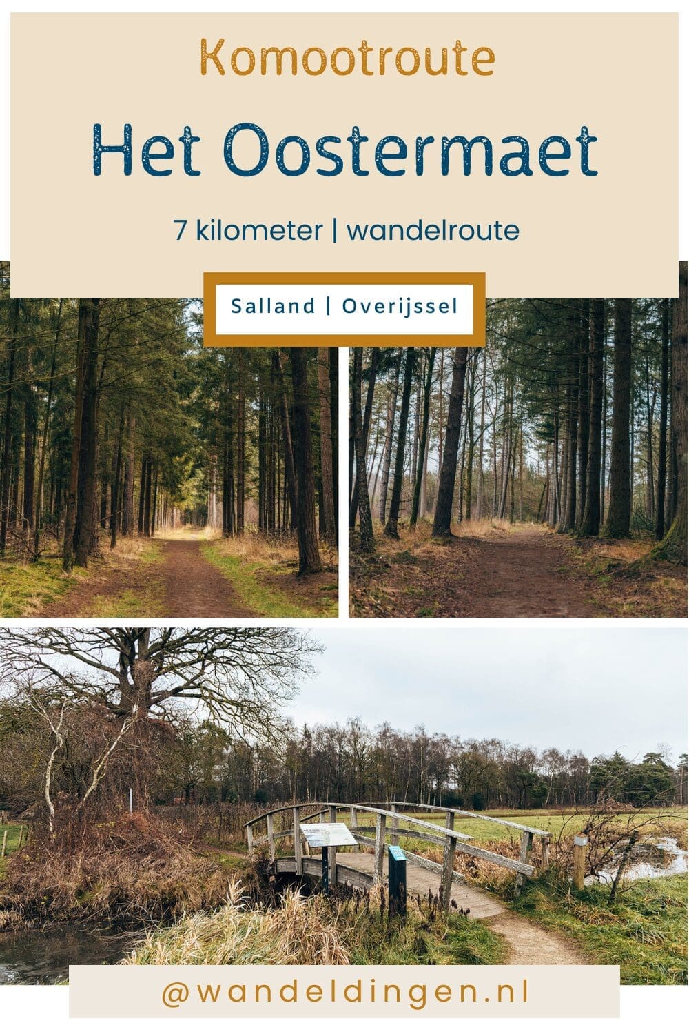 Komootroute Het Oostermaet