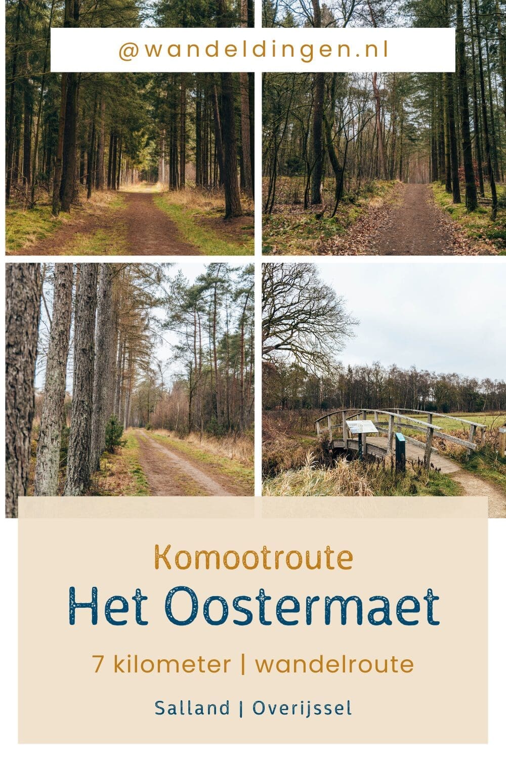 Komootroute Het Oostermaet